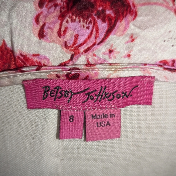 Betsey Johnson Pink and White Floral Dress - Picture 5 of 7